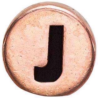 Christina Collect rosa forgyldt 925 sterling sølv  Lille rosa forgyldt sølv dot med J, model 603-R-J